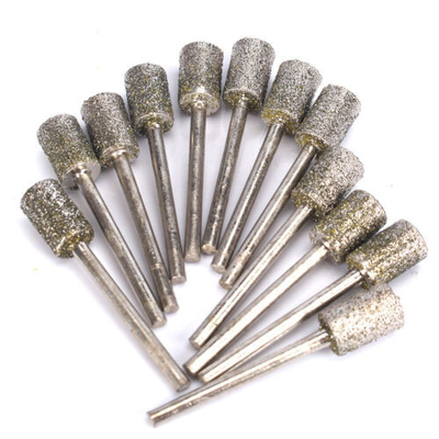 স্টোন গ্লাস খোদাই খোদাই ভাস্কর্যের জন্য 4mm-25mm বড় ডায়মন্ড রোটারি বুর