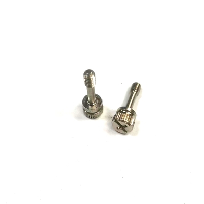 Groove Knurled কাস্টম ক্যাপটিভ স্ক্রু M4x16 এগারো আকৃতির বের হয় না