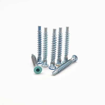 Countersunk হেক্সাগোনাল স্ব-ট্যাপিং রোলার থ্রেড সোজা মেরামত স্ক্রু কাঠের দাঁত মন্ত্রিসভা স্ক্রু