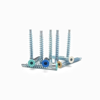 Countersunk হেক্সাগোনাল স্ব-ট্যাপিং রোলার থ্রেড সোজা মেরামত স্ক্রু কাঠের দাঁত মন্ত্রিসভা স্ক্রু