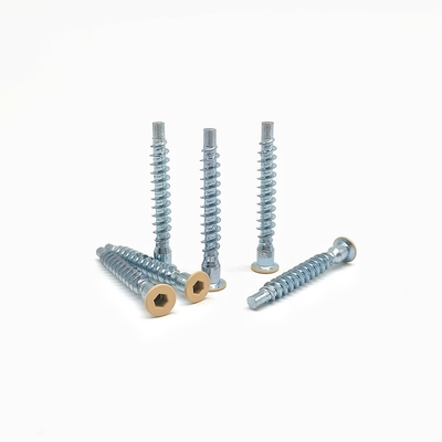 Countersunk হেক্সাগোনাল স্ব-ট্যাপিং রোলার থ্রেড সোজা মেরামত স্ক্রু কাঠের দাঁত মন্ত্রিসভা স্ক্রু