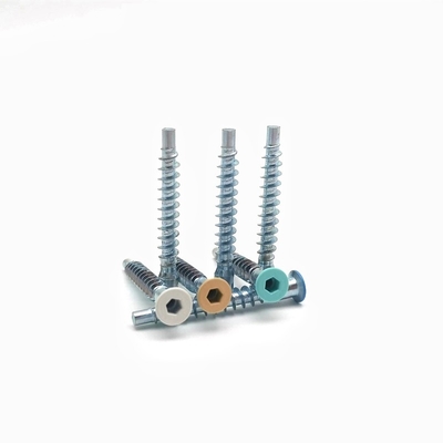 Galvanized Countersunk Head Hexagonal Socket Roller Coaster সোজা ট্রিমিং