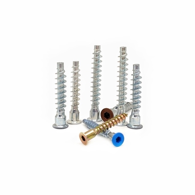 কালার 40.0mm কার্বন ইস্পাত সঙ্গে Countersunk হেক্সাগন সকেট হেড স্ক্রু
