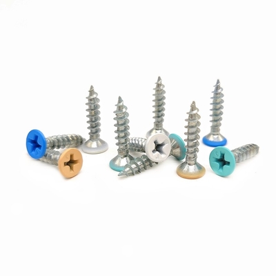 DIN স্টেইনলেস স্টীল স্ব-ট্যাপিং স্ক্রু Countersunk Hexagonal ক্রস মাউন্টেন তারের আলো জন্য