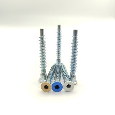 স্টেইনলেস স্টীল এম 5 স্ব-ট্যাপিং স্ক্রু জিংক প্লাস্টিকের ফ্ল্যাট হেড প্যাক 100