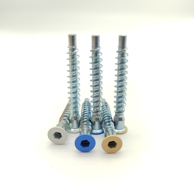 স্টেইনলেস স্টীল এম 5 স্ব-ট্যাপিং স্ক্রু জিংক প্লাস্টিকের ফ্ল্যাট হেড প্যাক 100