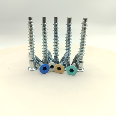 স্টেইনলেস স্টীল এম 5 স্ব-ট্যাপিং স্ক্রু জিংক প্লাস্টিকের ফ্ল্যাট হেড প্যাক 100