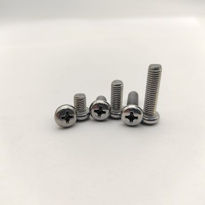 304 স্টেইনলেস স্টিল ফিলিপস প্যান হেড মেশিন স্ক্রু A2-70 DIN 7985