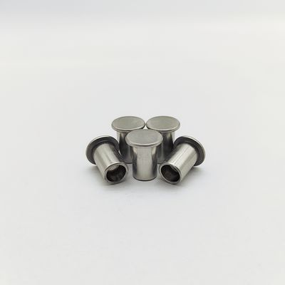 316L স্টেইনলেস স্টীল ফ্ল্যাট হেড সেমি-টিউবুলার রিভেটস আইএসও 15977