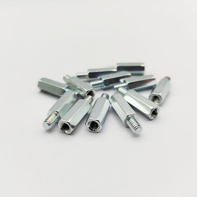 ভারী দায়িত্ব পুরুষ-মহিলা হেক্স স্ট্যান্ডফ স্ক্রু - শিল্প গ্রেড - নীল-জিংকযুক্ত - এম 4 থেকে এম 10