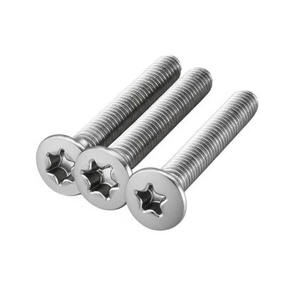 Good Corrosion Resistance Stainless Steel Security Screws Customizable Thickness High Hardness High Torsion Tensile Strength Suitable for Outdoor