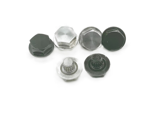 HEX12.5x12.3 316 স্টেইনলেস স্টিল রিভেটস, JIS স্ট্যান্ডার্ড ডেকোরেটিভ স্ক্রু রিভেটস