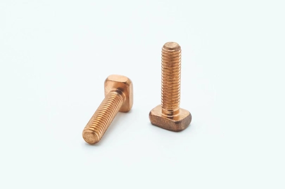 স্কয়ার হেড টি আকৃতির স্ক্রু M8x30mm ইস্পাত C1022 উপাদান 17.59g ওজন