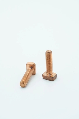 স্কয়ার হেড টি আকৃতির স্ক্রু M8x30mm ইস্পাত C1022 উপাদান 17.59g ওজন
