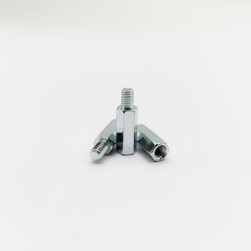 ভারী দায়িত্ব পুরুষ-মহিলা হেক্স স্ট্যান্ডফ স্ক্রু - শিল্প গ্রেড - নীল-জিংকযুক্ত - এম 4 থেকে এম 10