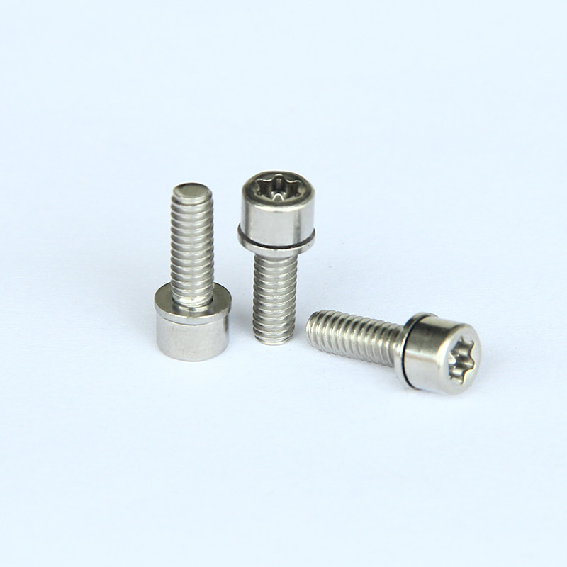 Torx 316 স্টেইনলেস স্টীল মেশিন স্ক্রু M6X16 টাইটানিয়াম খাদ বোল্ট, স্বয়ংচালিত টাইটানিয়াম খাদ আনুষাঙ্গিক সমর্থন OEM
