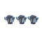 কাঠের আসবাবপত্র M6 ফোর ক্ল আয়রন প্লেটেড T বাদাম পরিবেশগত সুরক্ষা নীল দস্তা