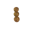 স্টেইনলেস স্টীল 304 / অ্যালুমিনিয়াম আলংকারিক চাকা বোল্ট গোল্ড Anodized
