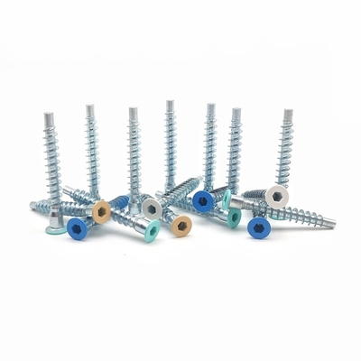 কাস্টমাইজড ডাইরেক্ট মেরামত আসবাবপত্র স্ক্রু Countersunk হেক্সাগোনাল রোলার কোস্টার থ্রেড