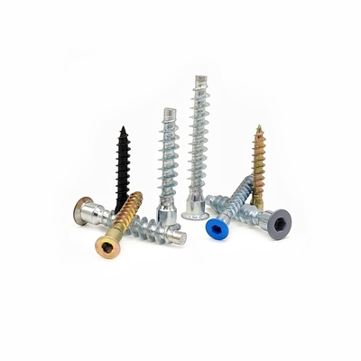 কালার 40.0mm কার্বন ইস্পাত সঙ্গে Countersunk হেক্সাগন সকেট হেড স্ক্রু