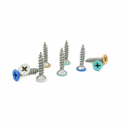DIN স্টেইনলেস স্টীল স্ব-ট্যাপিং স্ক্রু Countersunk Hexagonal ক্রস মাউন্টেন তারের আলো জন্য